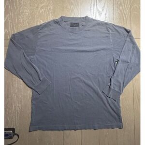 Richie Le Boxy Fit Long Sleeve Tee Grey Size M Streetwear Minimal